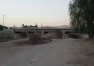 انتظار برای افتتاح پل نیمه کاره حسین آباد + فیلم