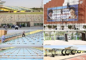 نوسازی ورزشگاه تختی آبادان پیش از آغاز هفدهمین دوره لیگ برتر