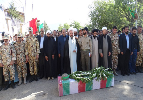 تشییع پیکر پاک ۶ شهید گمنام در لرستان