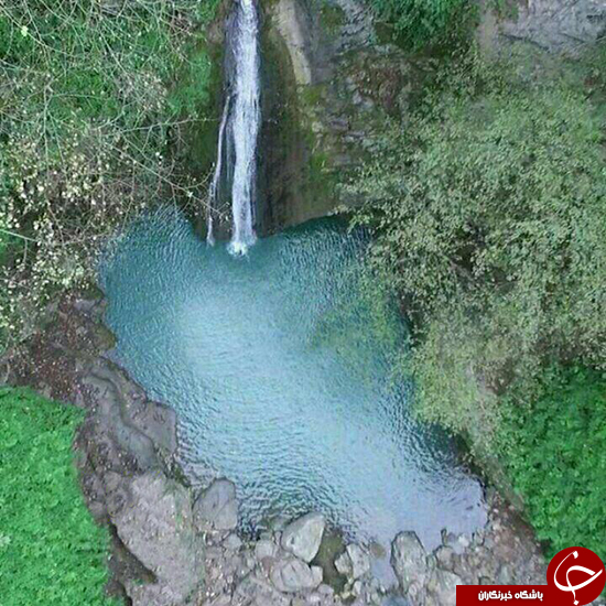 آبشار عجیب ایران در گلستان را مشاهده کنید +عکس