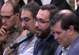 شعرخوانی طنز در حضور رهبر معظم انقلاب اسلامی + فیلم