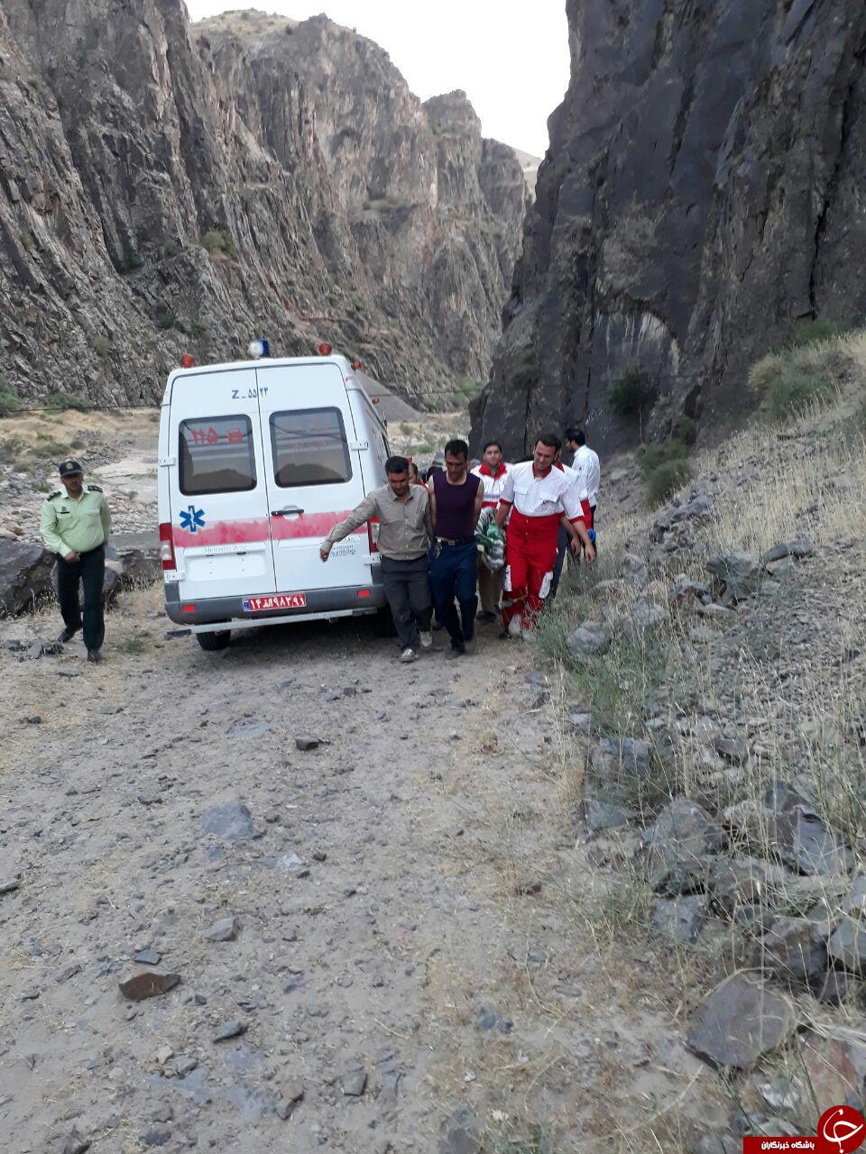 غرق شدن سه جوان در رودخانه قزل اوزن + تصاویر