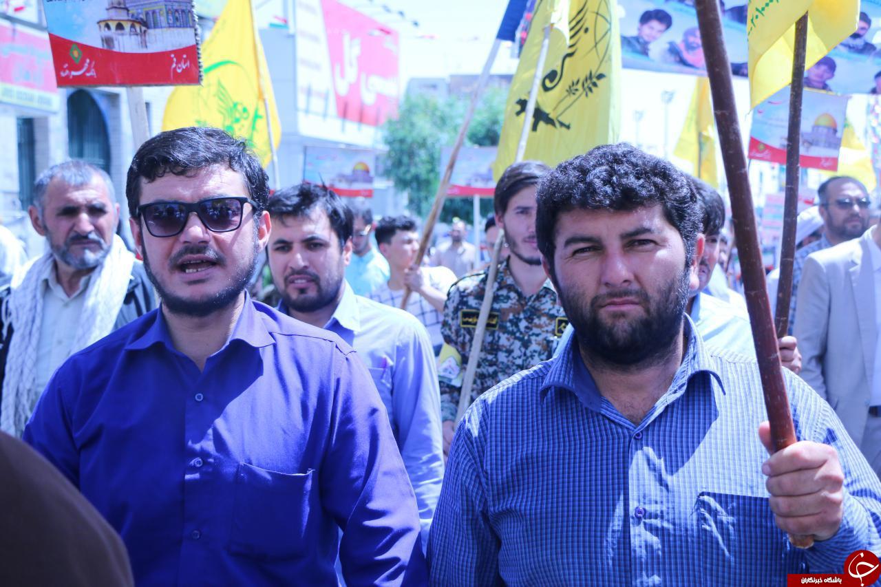 گزارش تصویری از حضور مهاجرین افغانستانی در راهپیمایی روز جهانی قدس