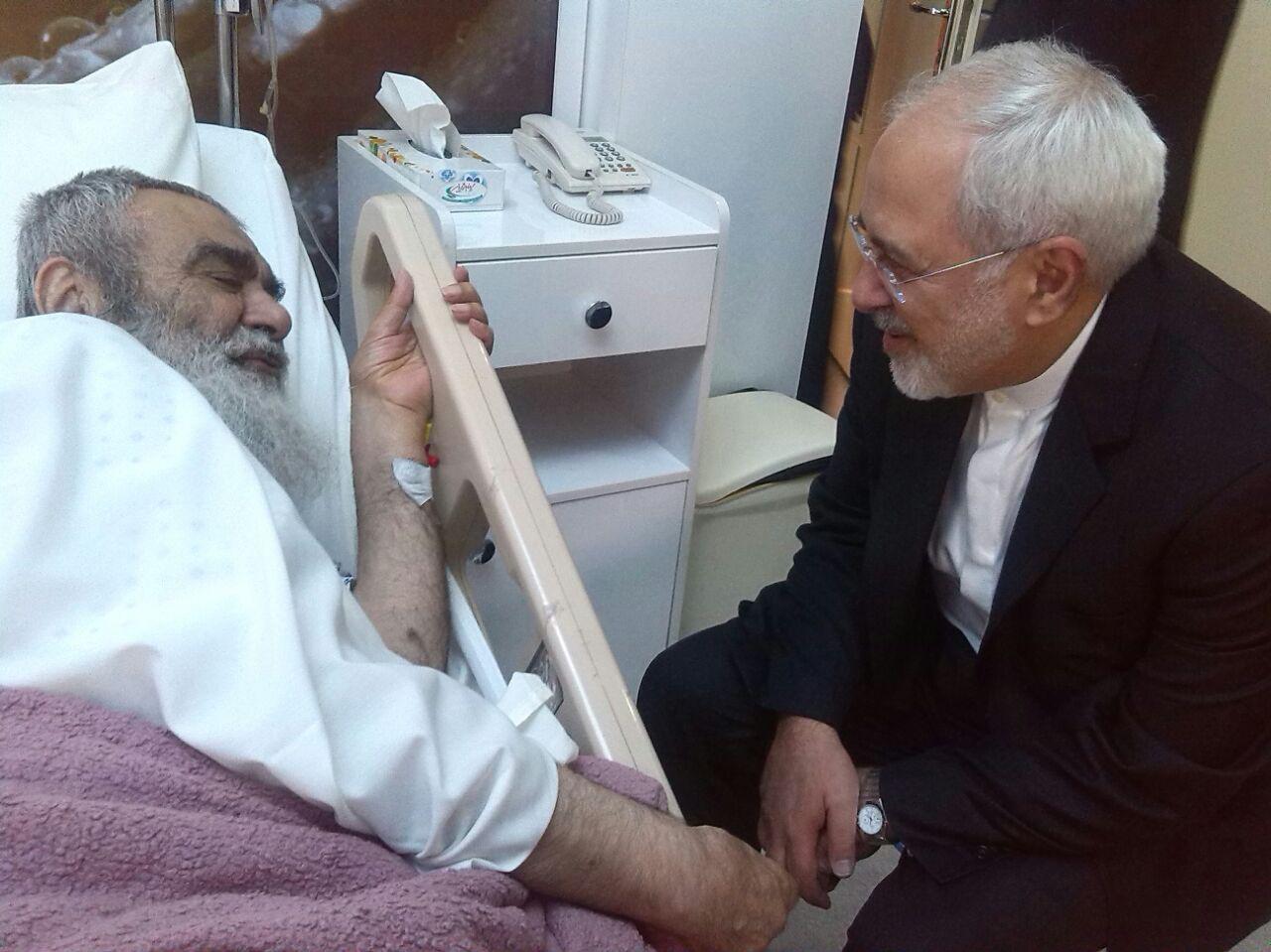 ظریف از آیت&zwnj;الله مظاهری عیادت کرد