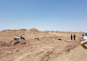 دو کشته درحادثه رانندگی محور بافق _ یزد