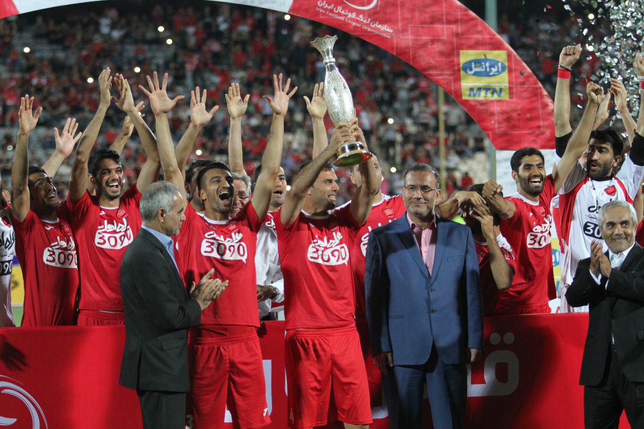 جشن قهرمانی پرسپولیس در سوپر جام + تصاویر