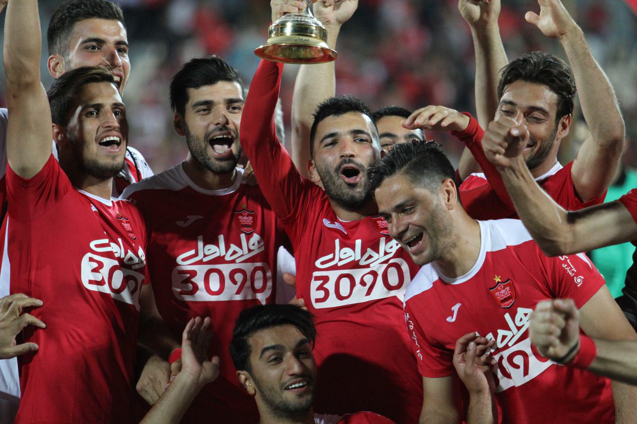 جشن قهرمانی پرسپولیس در سوپر جام + تصاویر