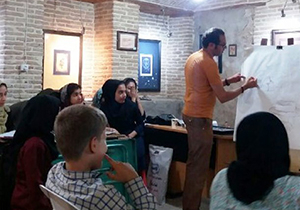 برگزاری کارگاه بزرگ طراحی و نقاشی در نی ریز