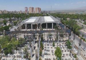 قطعه اول فاز دوم مسقف سازی گلزار شهدا به زودی افتتاح می شود