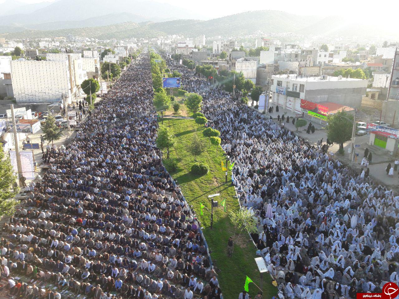 برپایی نماز عید فطر همزمان در سراسر کشور + تصاویر