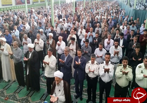 اقامه نماز عید فطر در مازندران + تصاویر