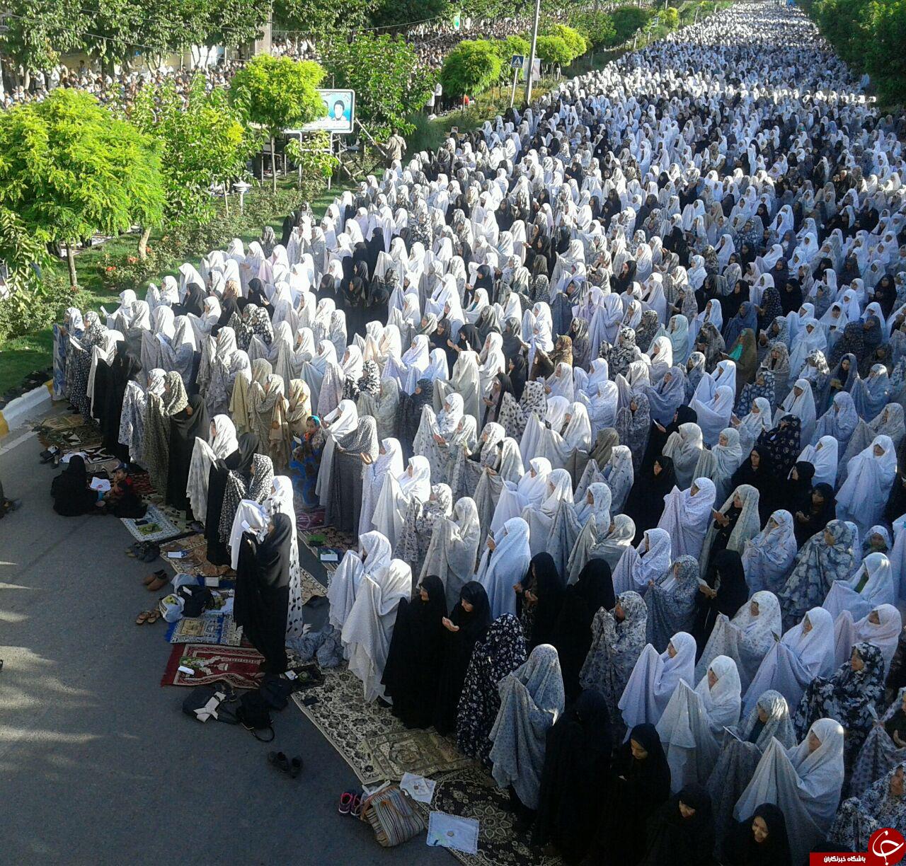 برپایی نماز عید فطر همزمان در سراسر کشور + تصاویر