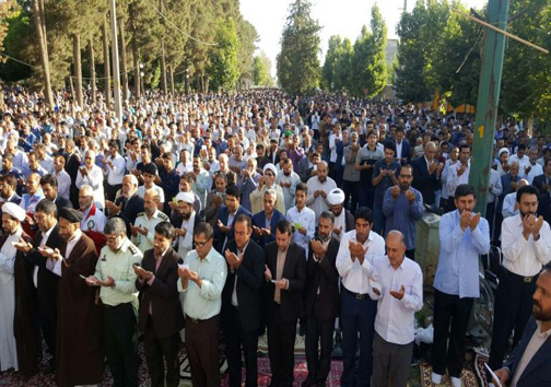 اقامه نماز عید سعید فطر در کوهدشت + تصاویر