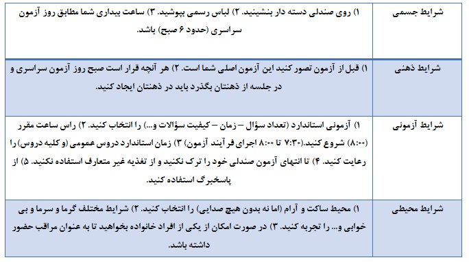علم زیاد تضمینی برای موفقیت در کنکور نیست/ هنر آزمون دادن را بیاموزید