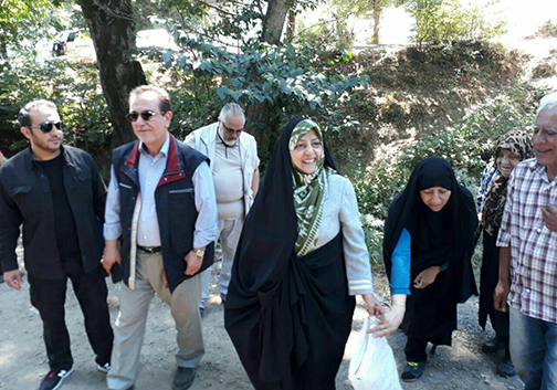 ‍ بازدید ابتکار از جاده جنگل ابر