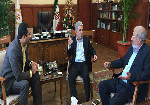 دیدار ملکشاهی راد و کیانپور با مدیرعامل بانک ملی ایران