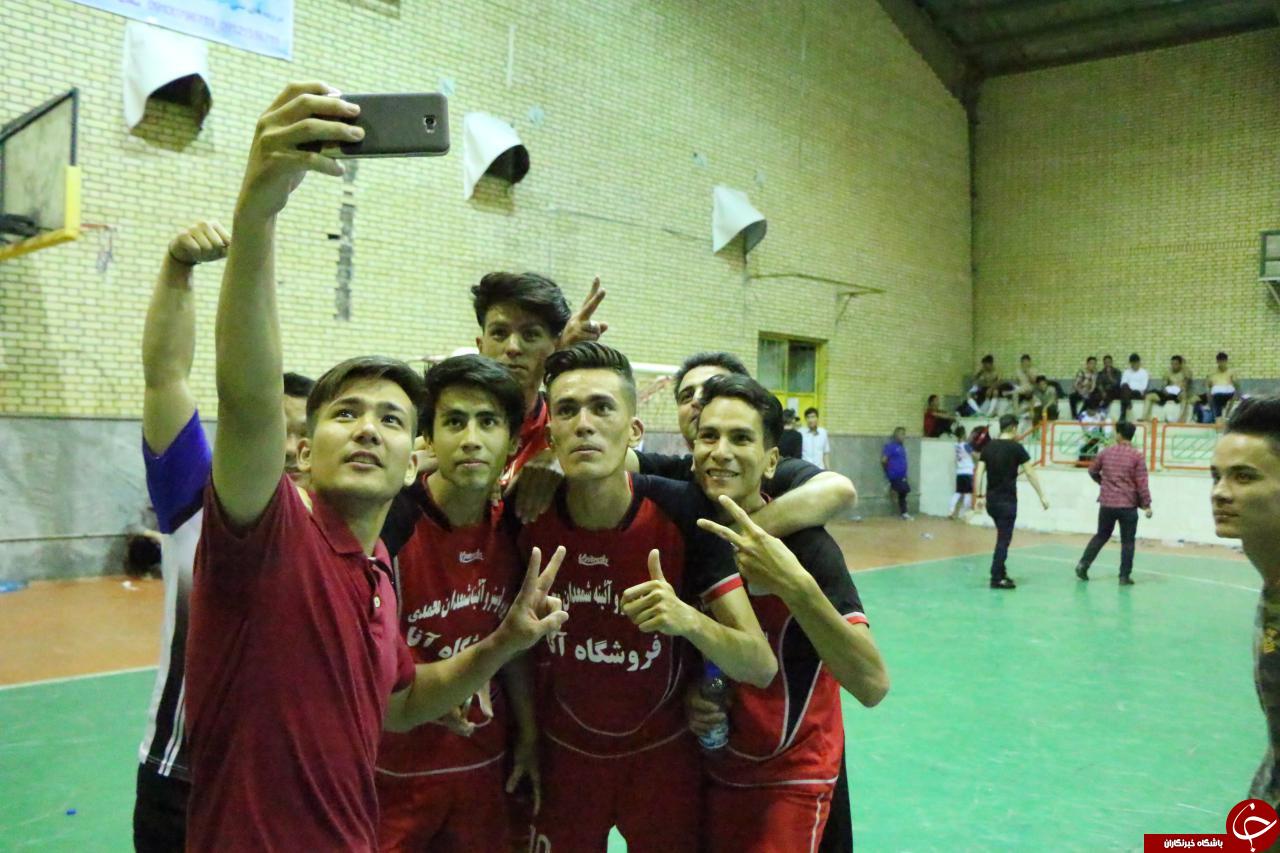 گزارش تصویری از فینال جام رمضان مهاجرین استان قم