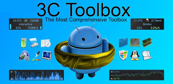دانلود 3C Toolbox Pro 1.9.6.1 / جعبه&zwnj;ابزار همه&zwnj;کاره اندروید