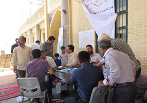 غربالگری ۱۴۶ نمازگزار در شیراز