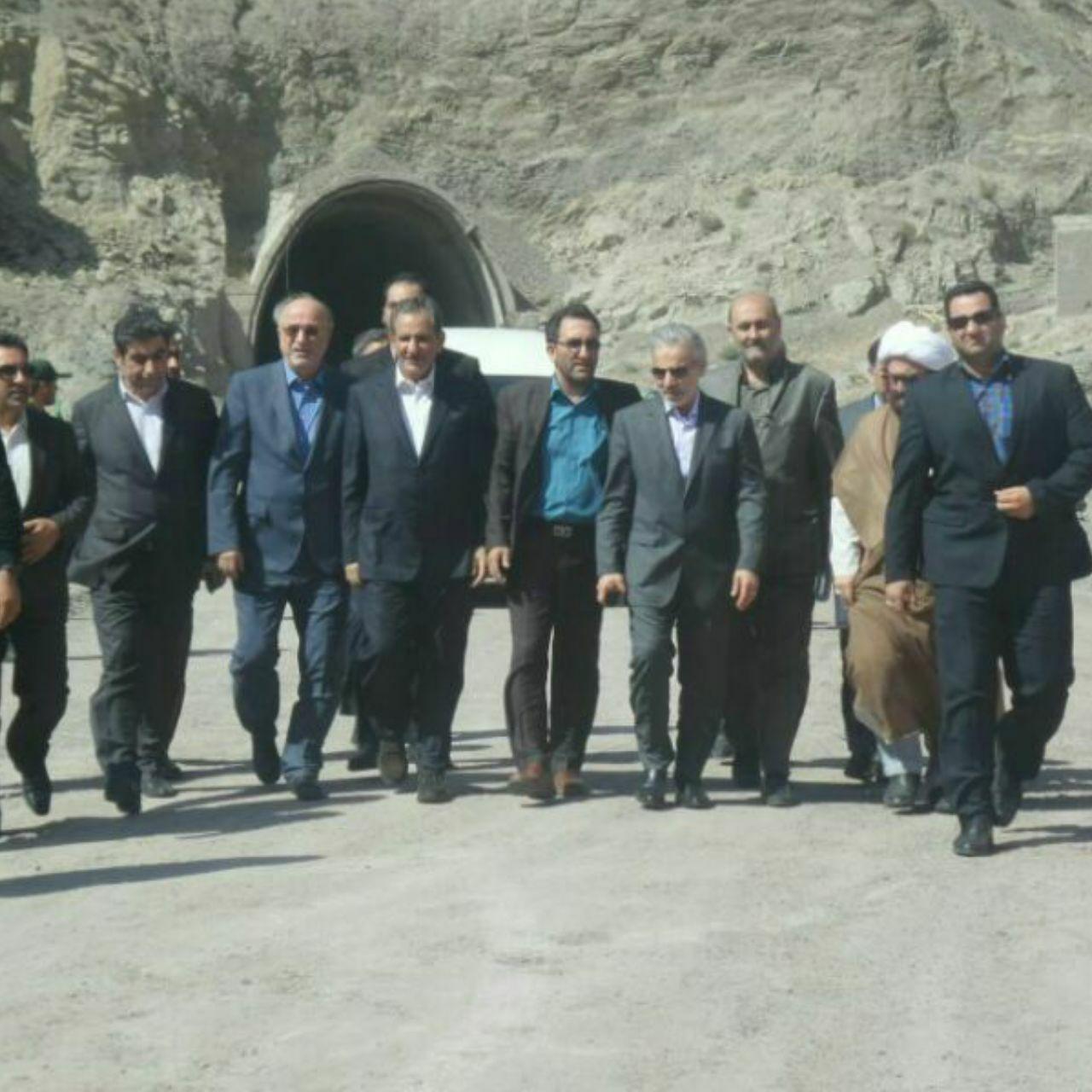 بازید معاون رییس جمهور از پروژه های عمرانی گیلان