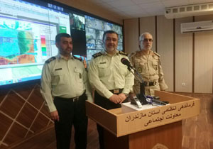 ورود فرمانده ناجا به مازندران