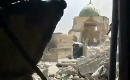 آزادی کامل مسجد النوری در موصل