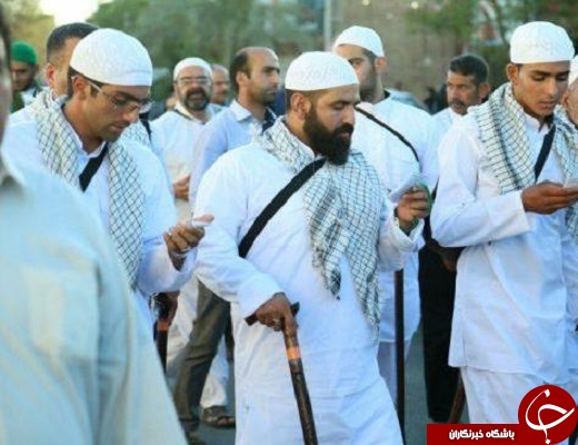 کاروان پیاده علی ابن موسی الرضا(ع) از بیت الرضا(ع) بافق +تصویر