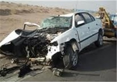 12 مصدوم در برخورد 2 خودرو