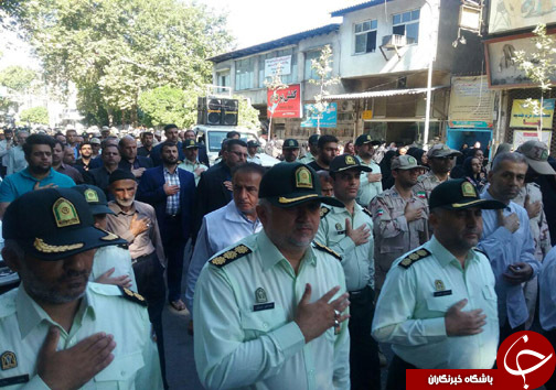 تشییع پیکر سردار غلامرضا صادقی فرد در اولین روز مرداد + تصاویر