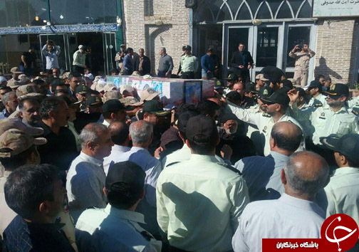 تشییع پیکر سردار غلامرضا صادقی فرد در اولین روز مرداد + تصاویر