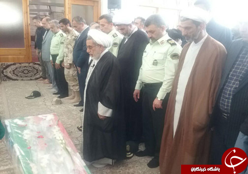 تشییع پیکر سردار غلامرضا صادقی فرد در اولین روز مرداد + تصاویر