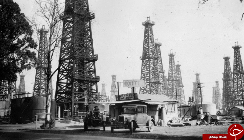 تصاویر ناب از جنگل های نفتی در دهه های 1920 تا 1930