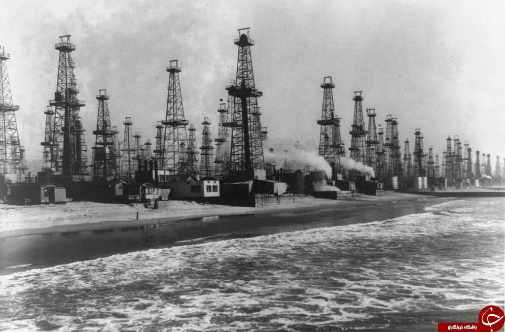 تصاویر ناب از جنگل های نفتی در دهه های 1920 تا 1930