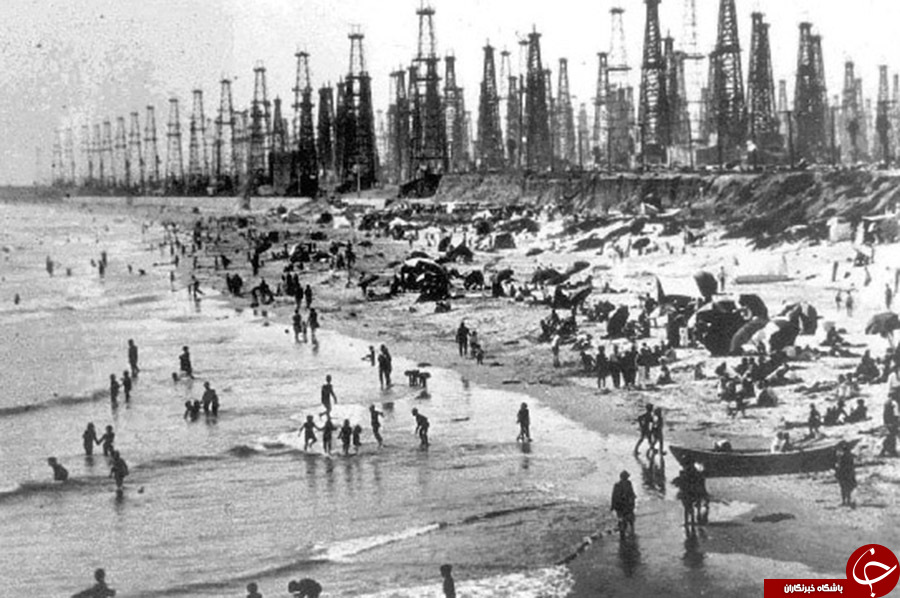 تصاویر ناب از جنگل های نفتی در دهه های 1920 تا 1930