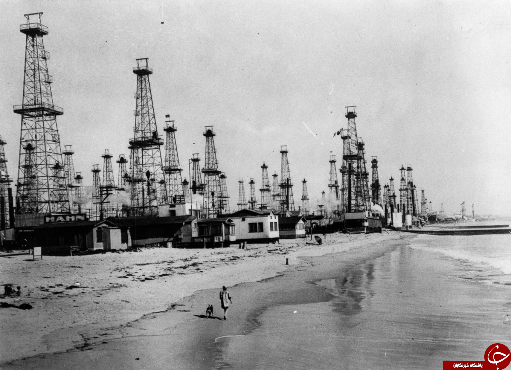 تصاویر ناب از جنگل های نفتی در دهه های 1920 تا 1930
