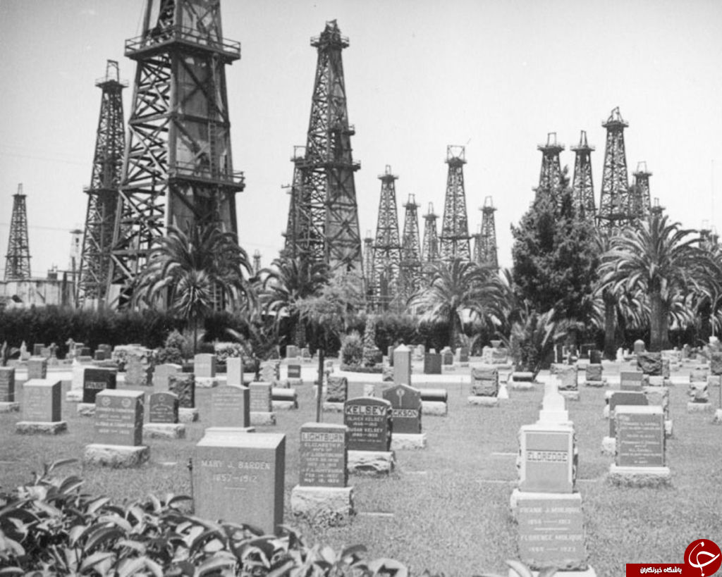 تصاویر ناب از جنگل های نفتی در دهه های 1920 تا 1930