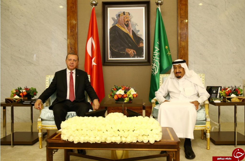 دیدار اردوغان و ملک سلمان برای حل بحران قطر+تصاویر
