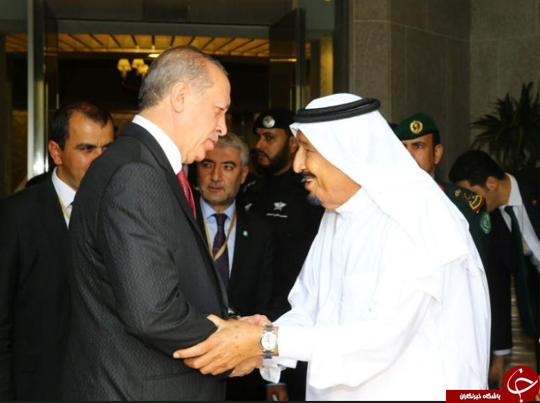 دیدار اردوغان و ملک سلمان برای حل بحران قطر+تصاویر