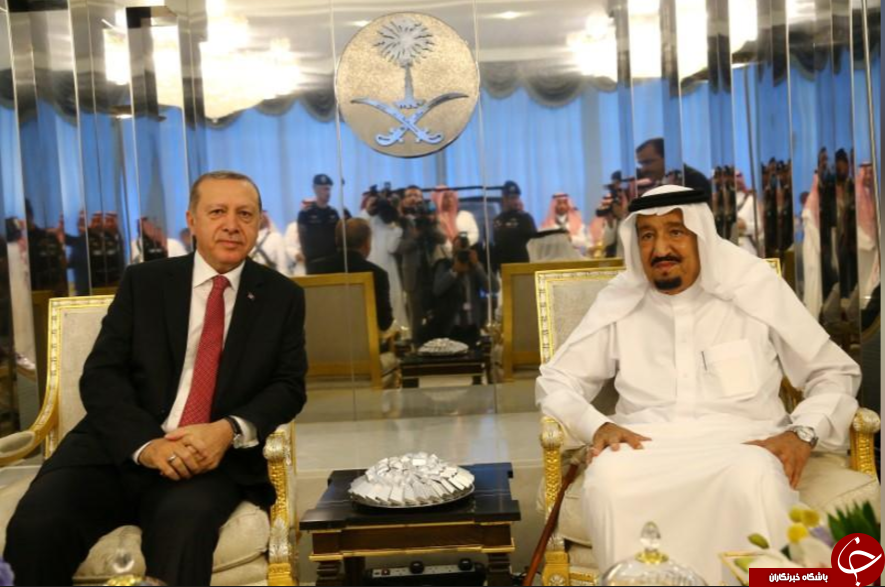دیدار اردوغان و ملک سلمان برای حل بحران قطر+تصاویر