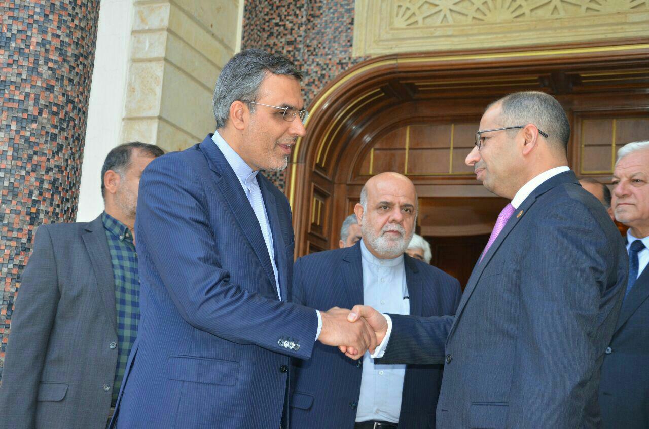 دیدار جابری انصاری با رئیس پارلمان عراق دیدار و گفتگو کرد
