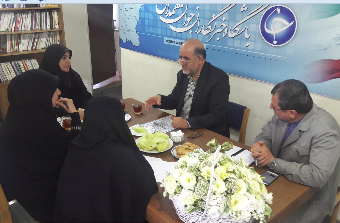 حضور مدیرعامل شرکت کاز استان همدان در باشگاه خبرنگاران+تصاویر
