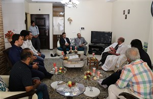 عیادت مسئولان فدراسیون از قهرمان کشتی ایران