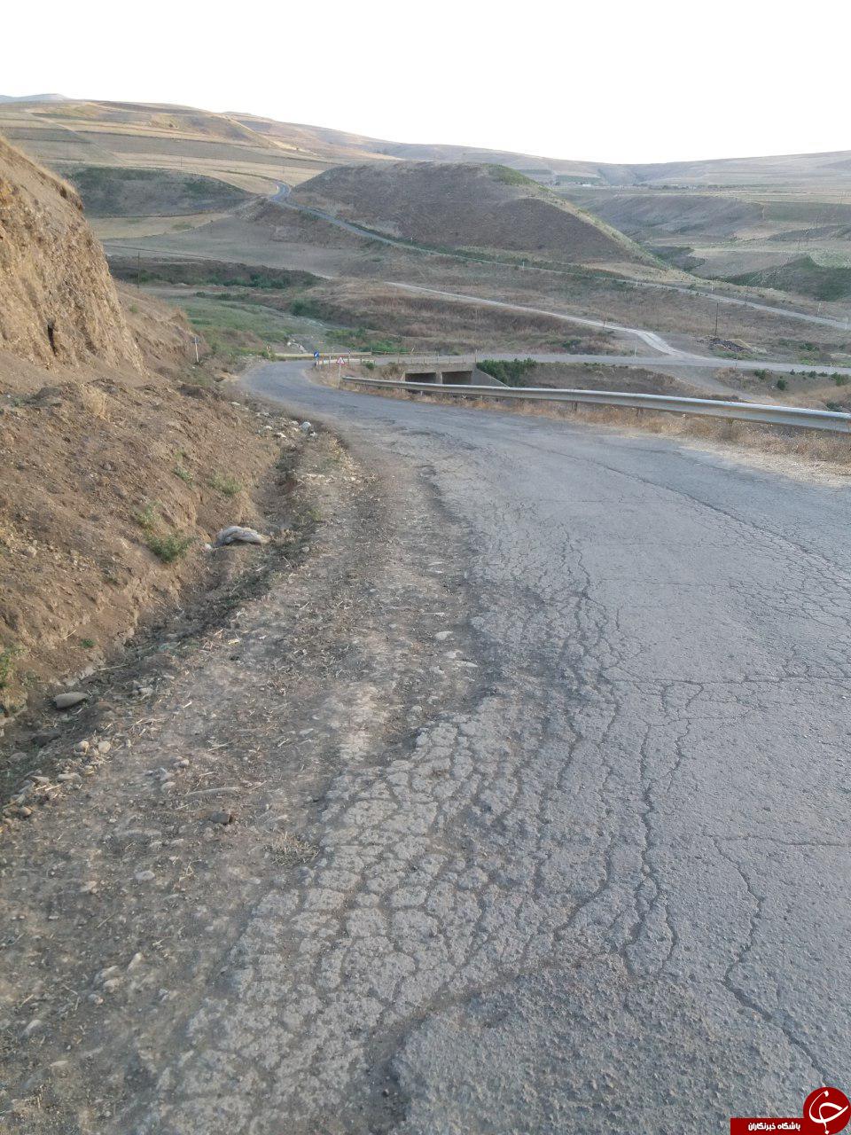 اوضاع نامناسب جاده ارتباطی موران + تصاویر