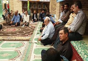 آیین غبارروبی وعطرافشانی امامزاده زکریا