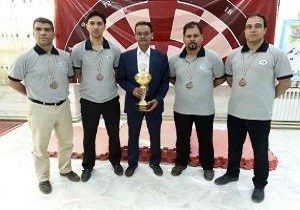 تیم فولاد یزد عنوان سومی مسابقات دارت قهرمانی کارگران کشور را کسب کرد