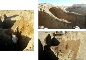 مرمت سه شی تاریخی مکشوفه در دخمه ترک آباد اردکان