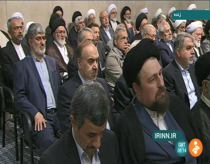 احمدی نزژاد در کنار رضایی