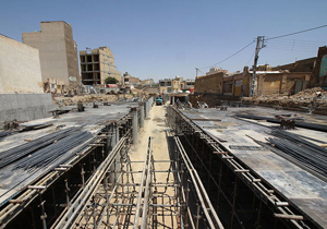 پیشرفت ۴۰ درصدی احداث پارکینگ زیرسطحی اردیبهشت