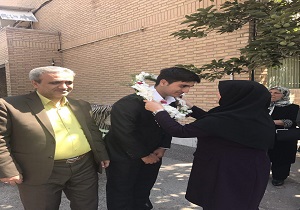 استقبال از مدال آور المپیاد جهانی زیست شناسی 