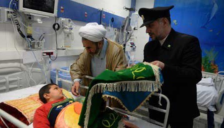 خادمان امام رضا(ع) دربیمارستان پاستور بم